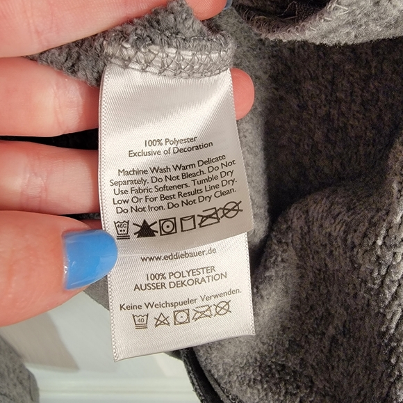 Eddie Bauer fleece sweater L - Picture 4 of 5